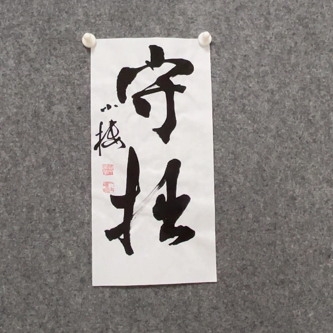 书法张一冰书法“守拙”