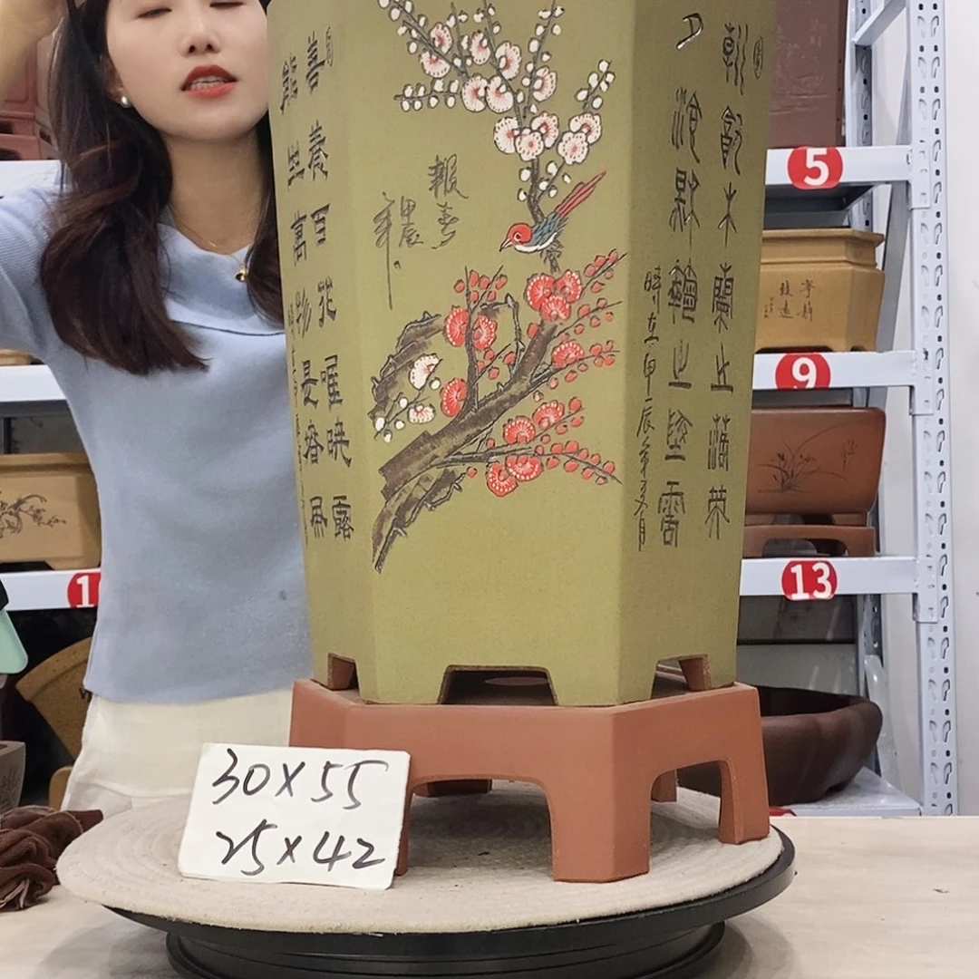 紫砂花盆紫砂花盆