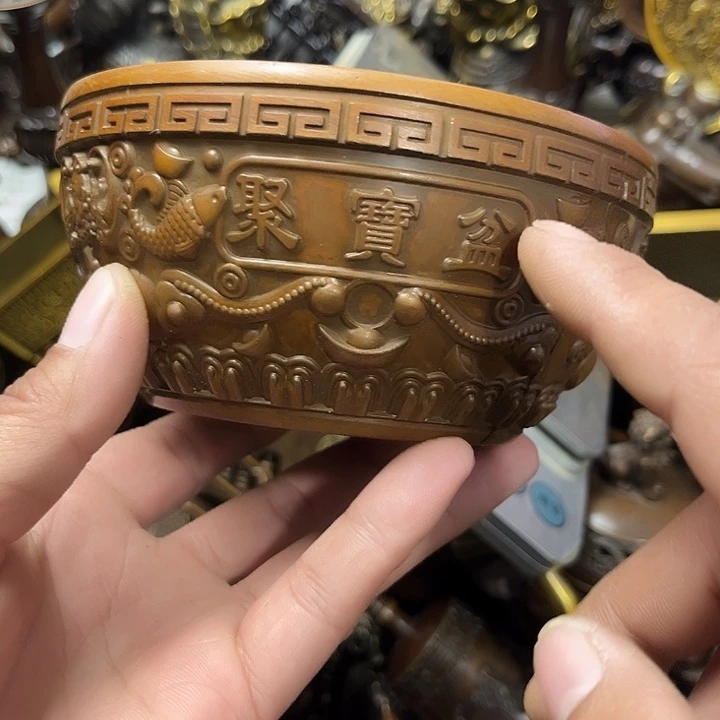 顺顺利利，铜器摆件