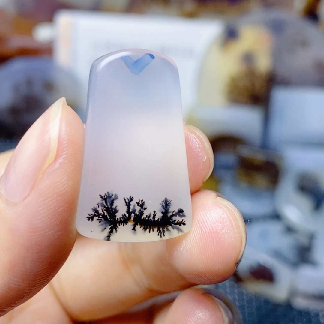 清***来玛瑙/玉髓未镶嵌珠宝奇石