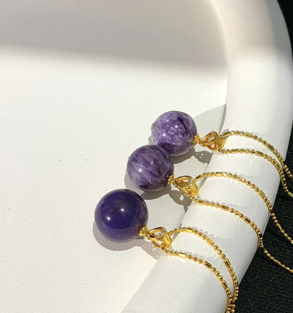 紫龙晶单珠吊坠 2429  多样性发一件 （不带链）