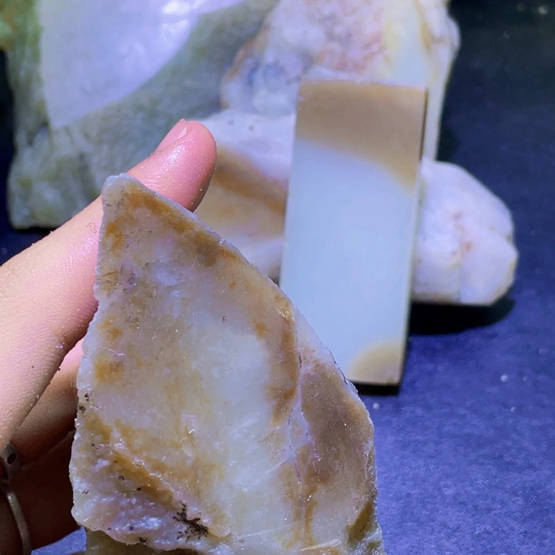 未镶嵌和田玉珠宝半成品