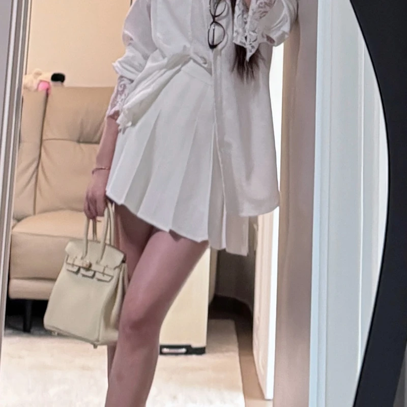 【年中大促 抢完即止】女装半身裙高腰百褶短款裙子K424G09312