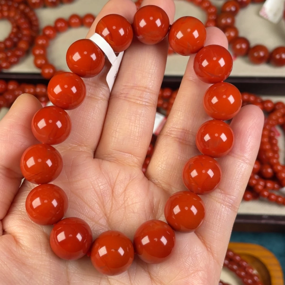 【闪购商品】南红玛瑙手链未镶嵌H**.花