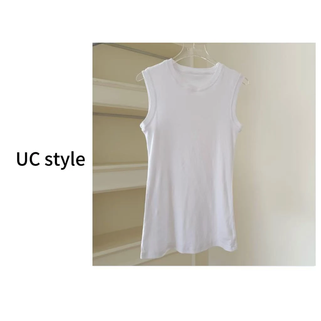 【UC STYLE】A8424四色简约百搭无袖背心主播穿S码