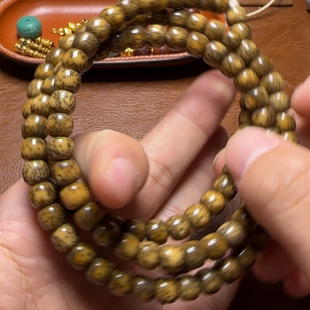 手串星月菩提星月脖挂176颗绕手53圈型号6666货架06