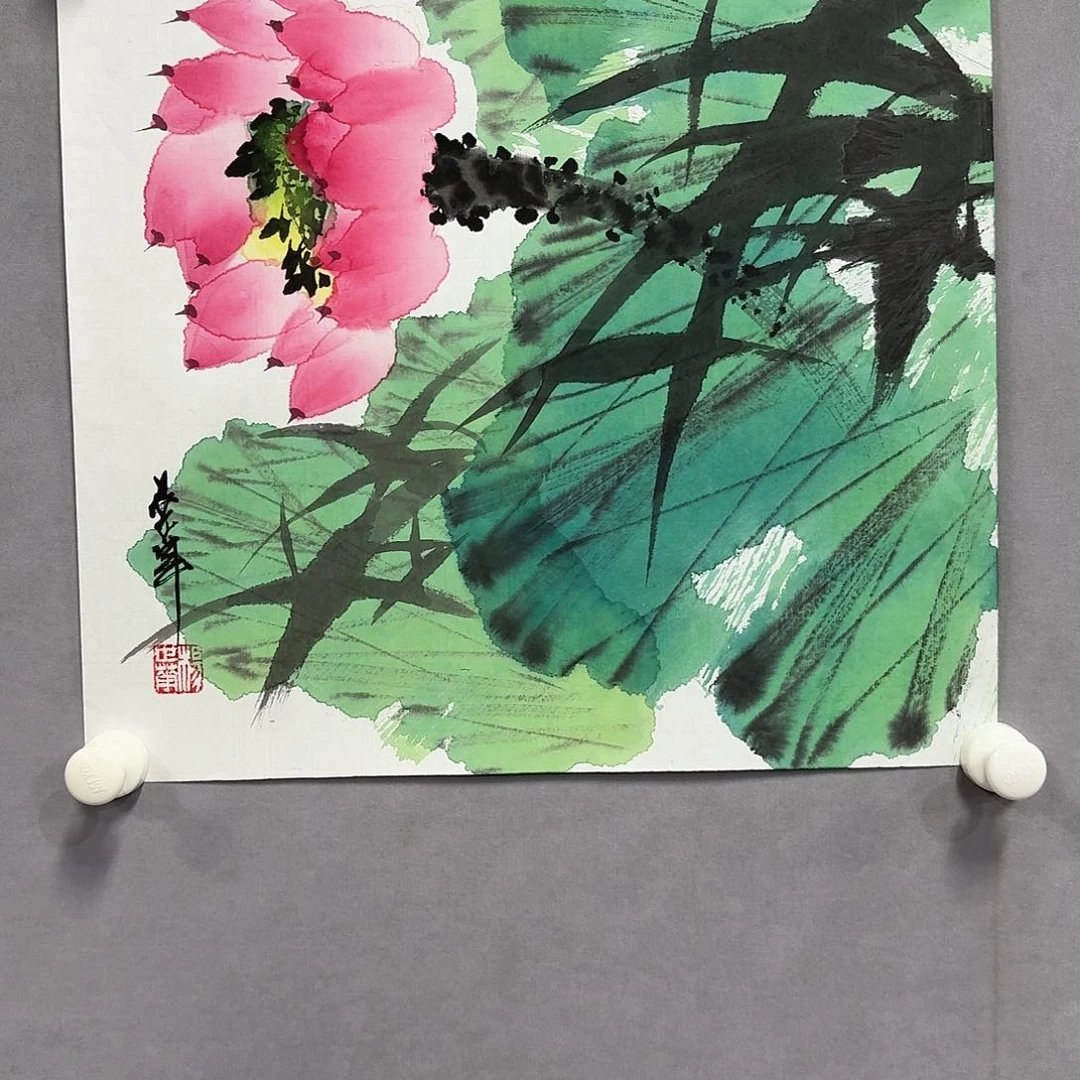 国画亲笔手绘放心去藏