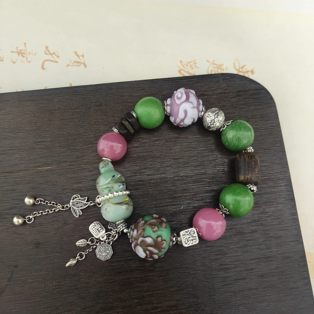 老琉璃复古百搭手串5070601