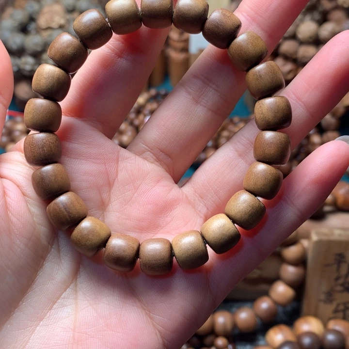 檀香木手串/手链老山檀香9*10瑕