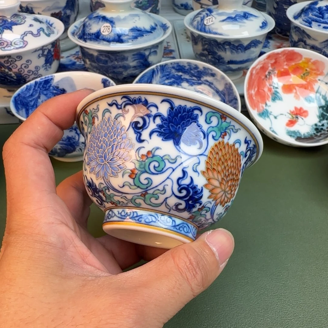 陶纯手工纯手绘茶具311