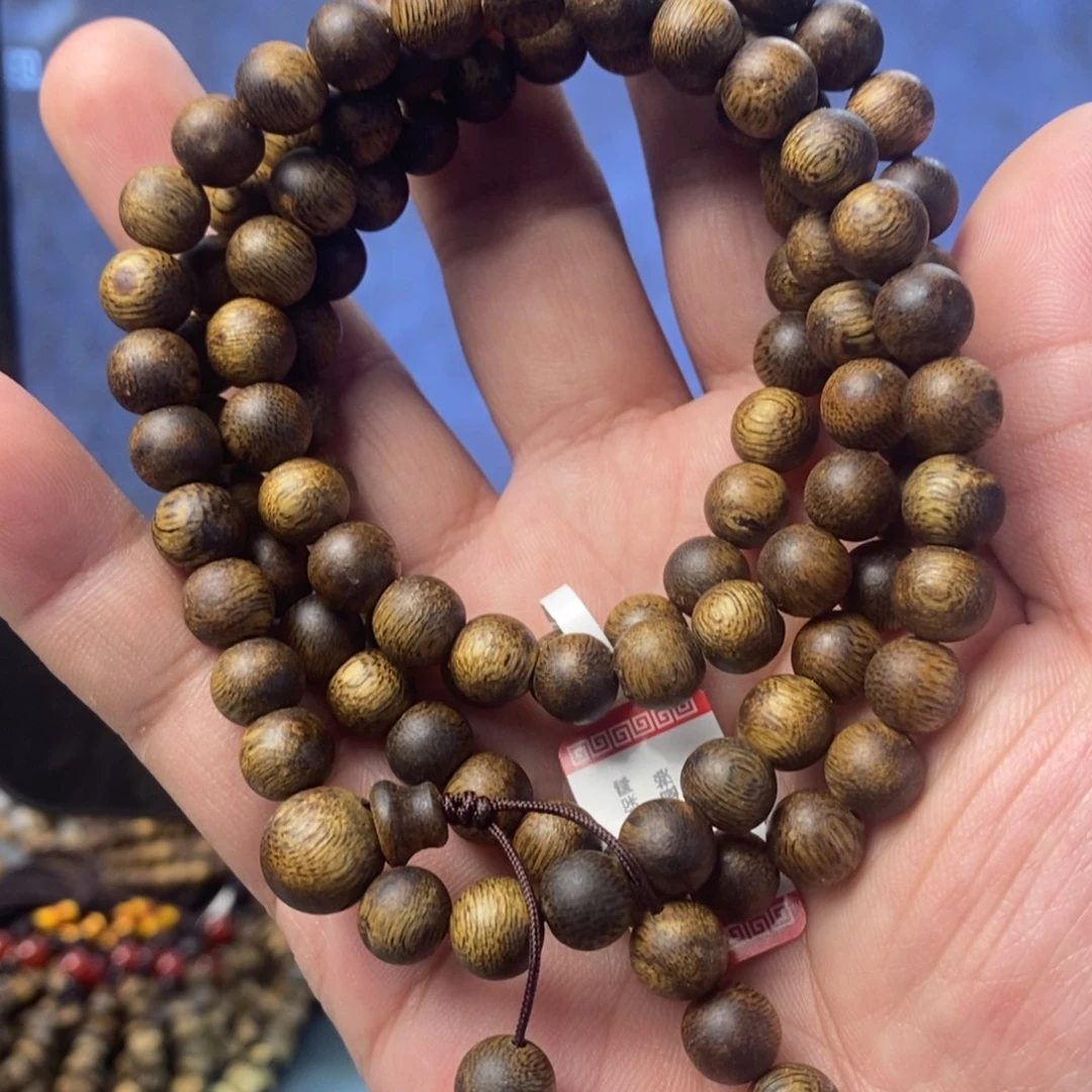 沉香手串圆珠08多圈22克多样性发一