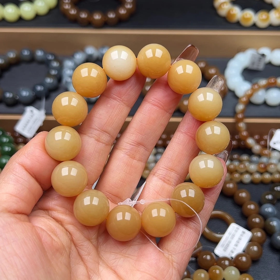 和田玉未镶嵌手链