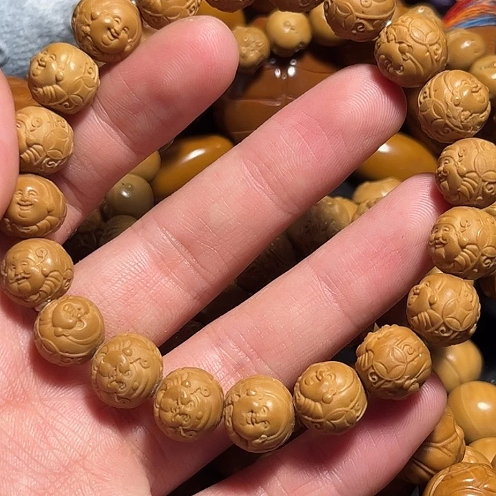 橄榄核手串/手链猴头1.23财迷