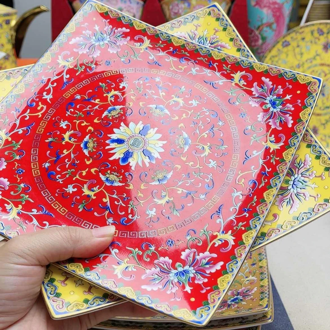 【闪购商品】珐琅8寸2个………………