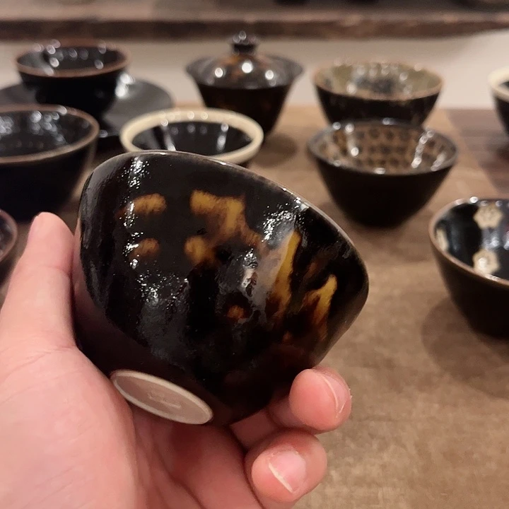 茶盏固*佳吉州窑柴窑杯