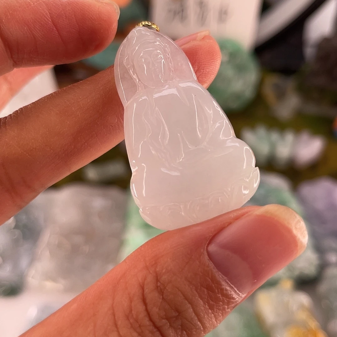 颈饰未镶嵌翡翠吊坠
