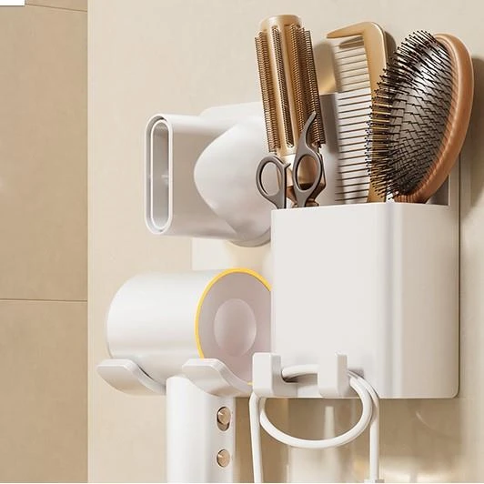 范哲萨吹风机支架磁吸壁挂免打孔置物架适用戴森徕芬飞科康夫挂架