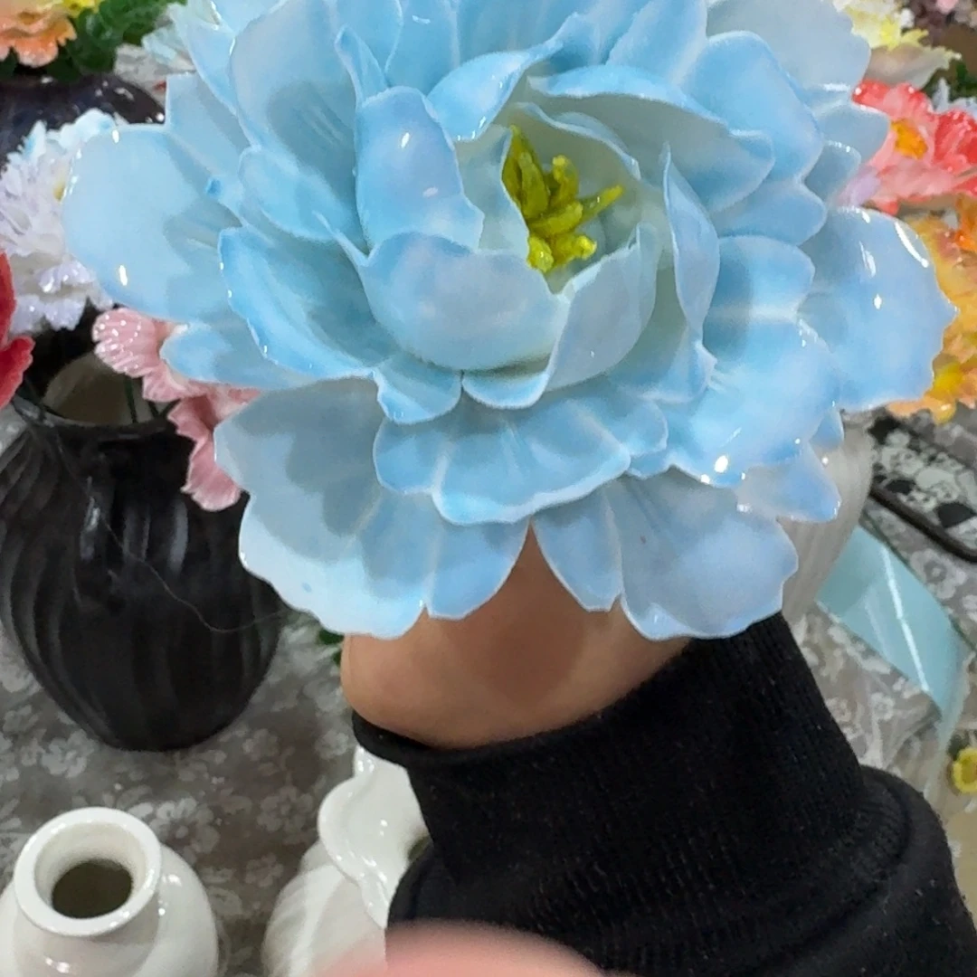 陶瓷花拍满20元带特退款拉黑