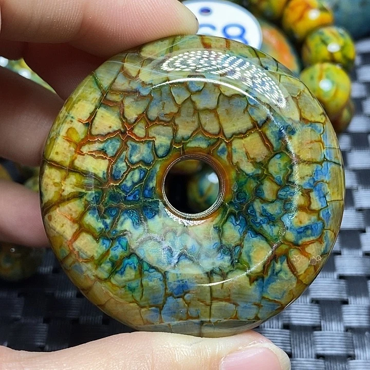 灰***发玛瑙/玉髓合金颈饰
