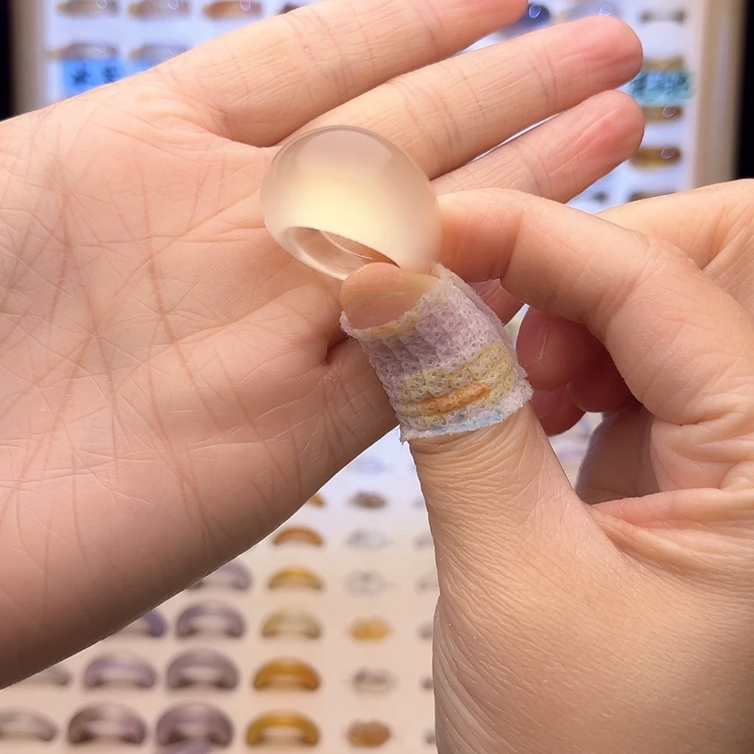 玛瑙/玉髓戒指未镶嵌