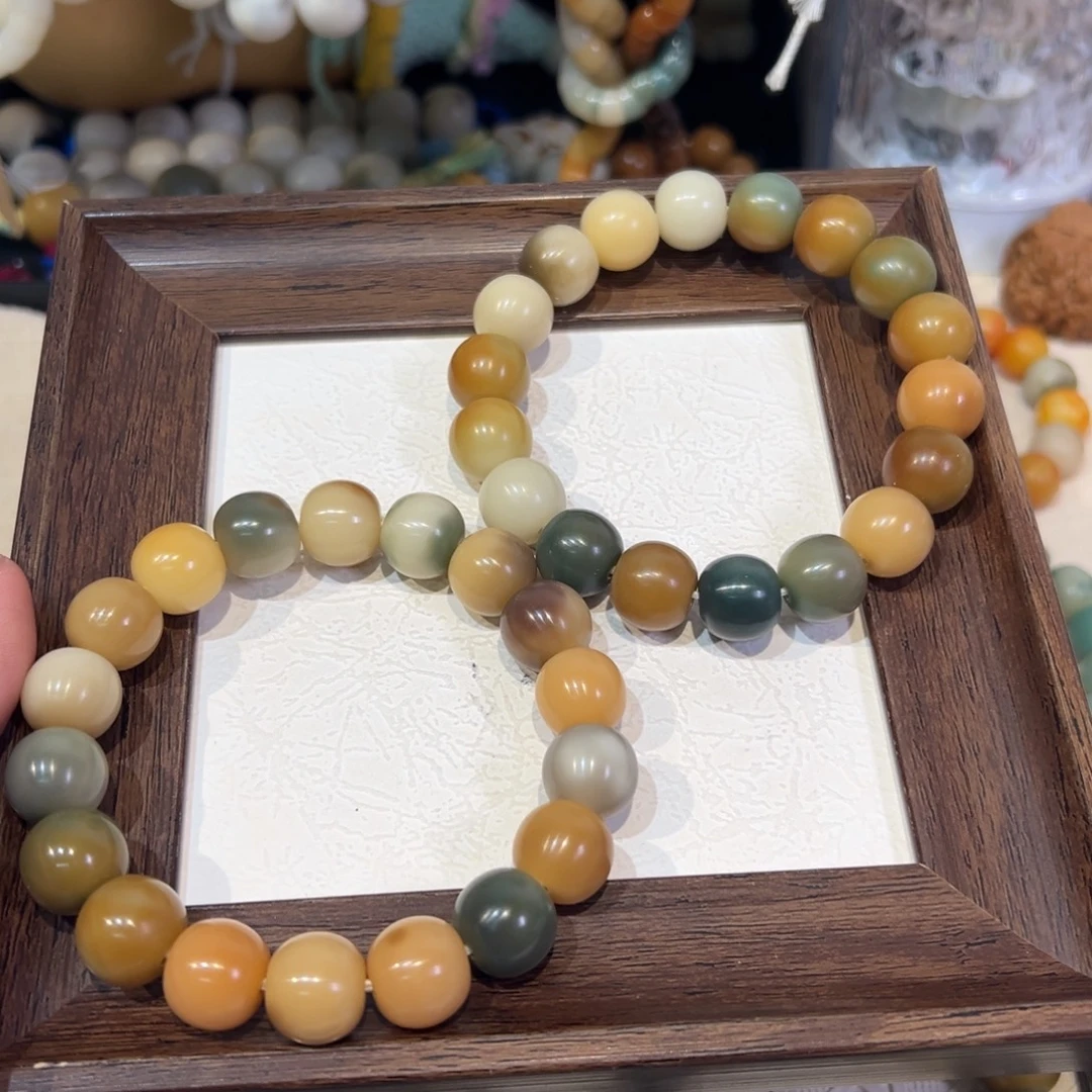 菩提根/象牙果吊坠彩虹元宵卡14