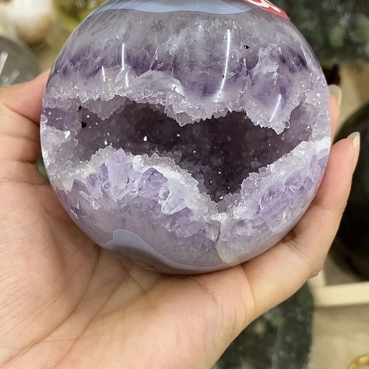 紫晶珠宝半成品未镶嵌