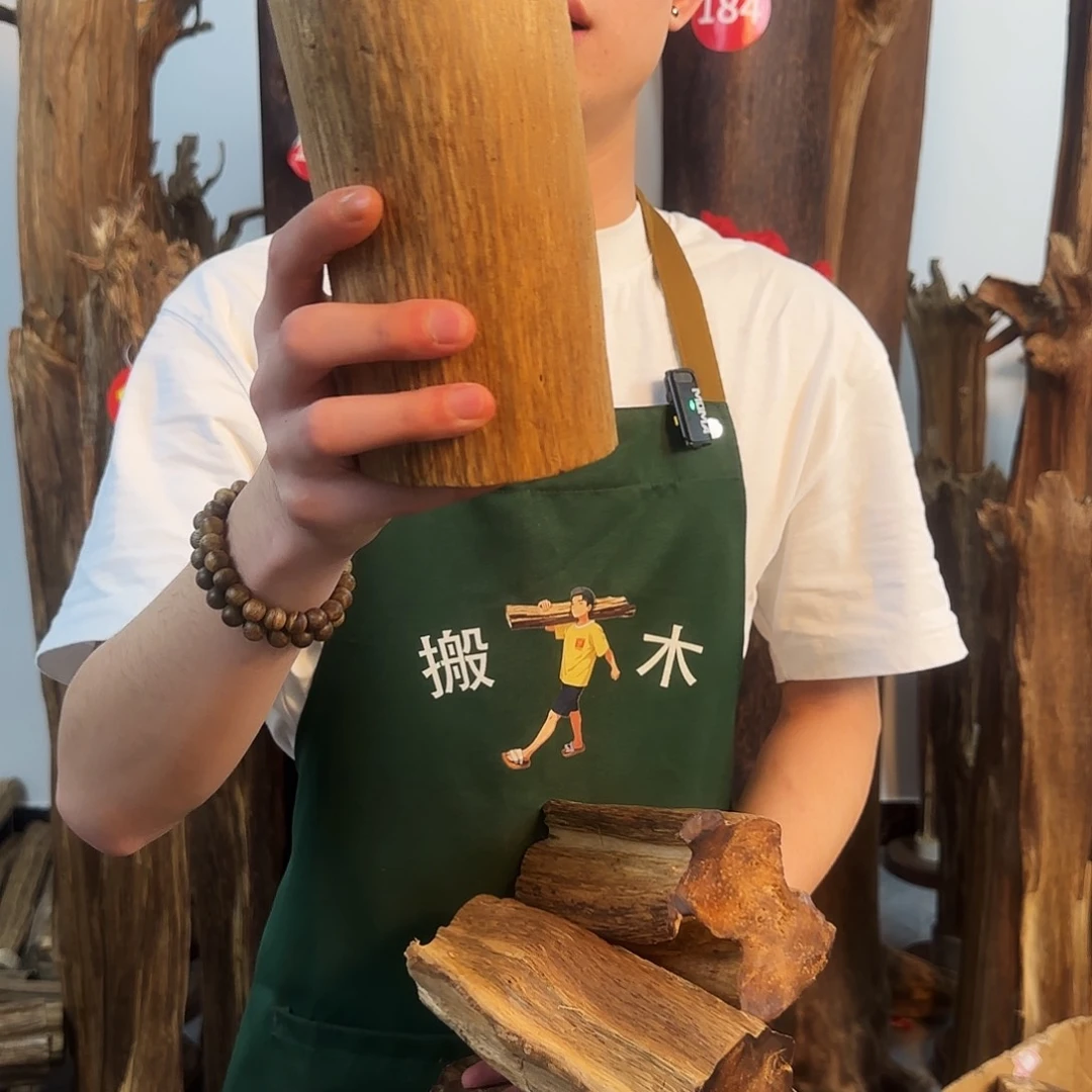 沉香摆件天然沉香原木摆件➕底座