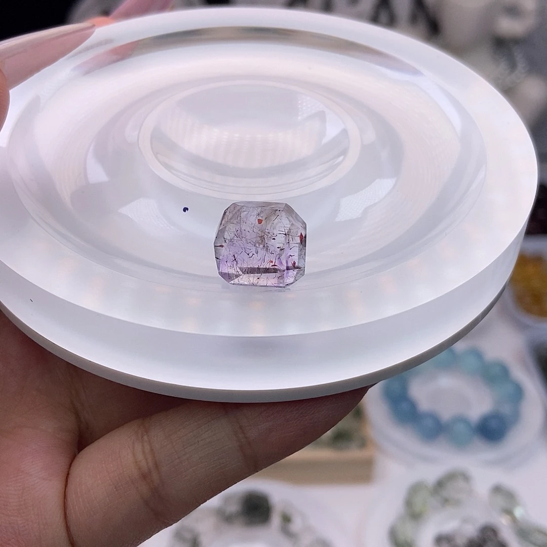 蕾***蕾未镶嵌水晶手链定制打孔不退换