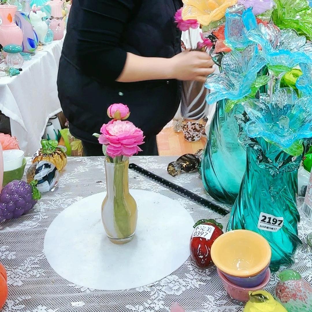 福利不退不换琉璃花瓶艺术品