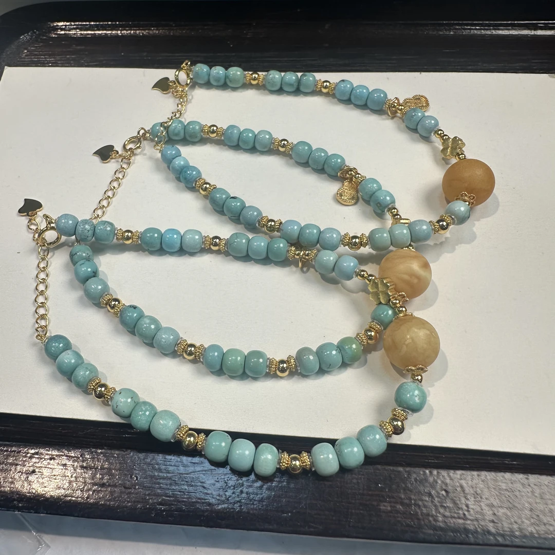 【小院甄选】原创绿松老型手链 多样性发一件 1741ELQ