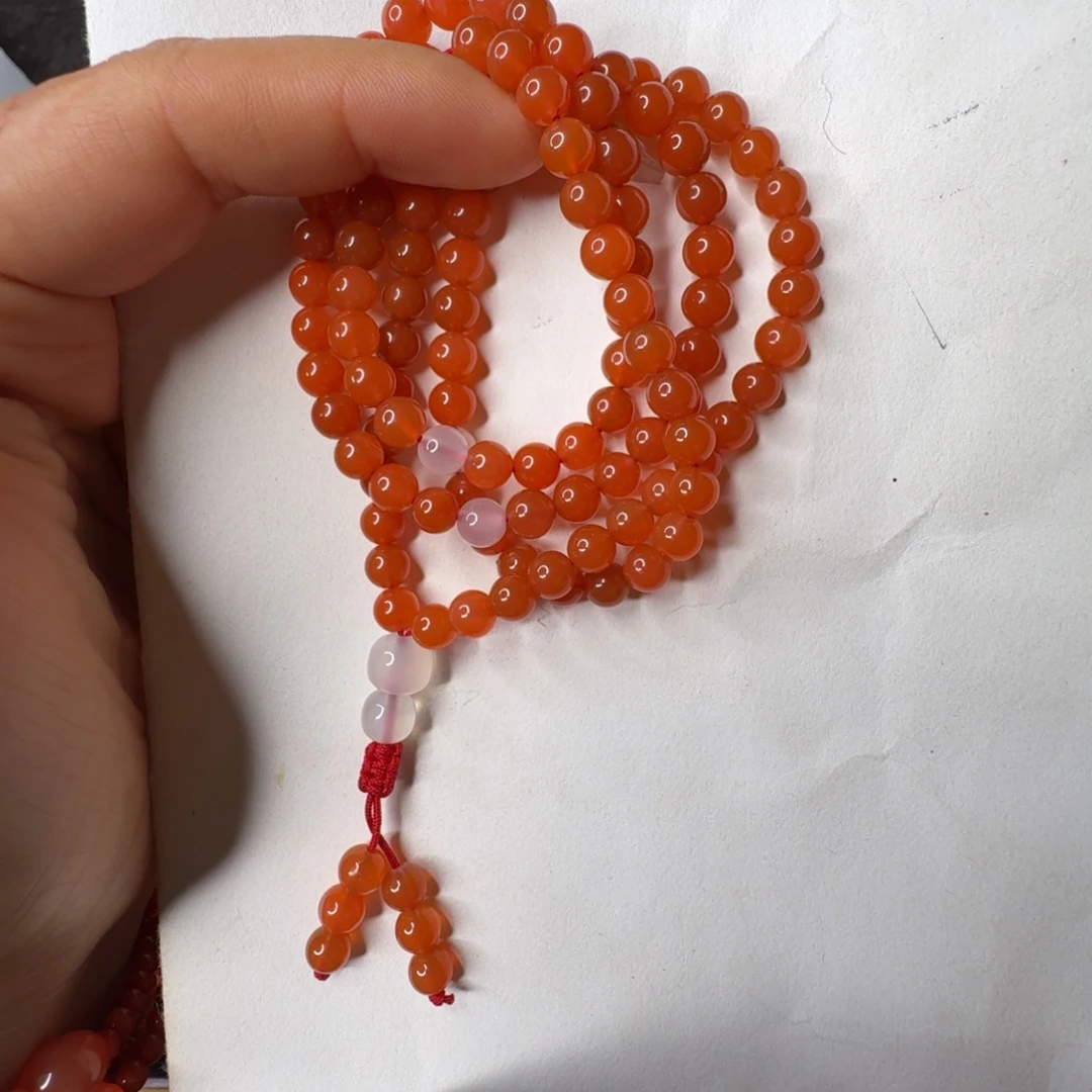 南红玛瑙未镶嵌手串