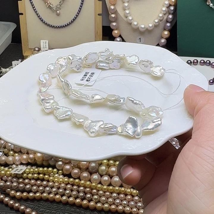 颈饰淡水珍珠银S925镶嵌