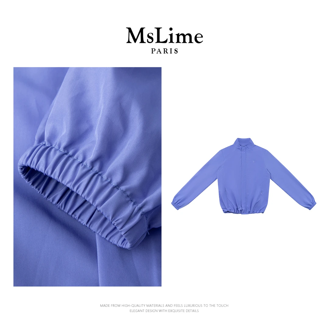 王嬛嬛MsLime25年新款【底特律】休闲百搭双色外套 HD2A0829