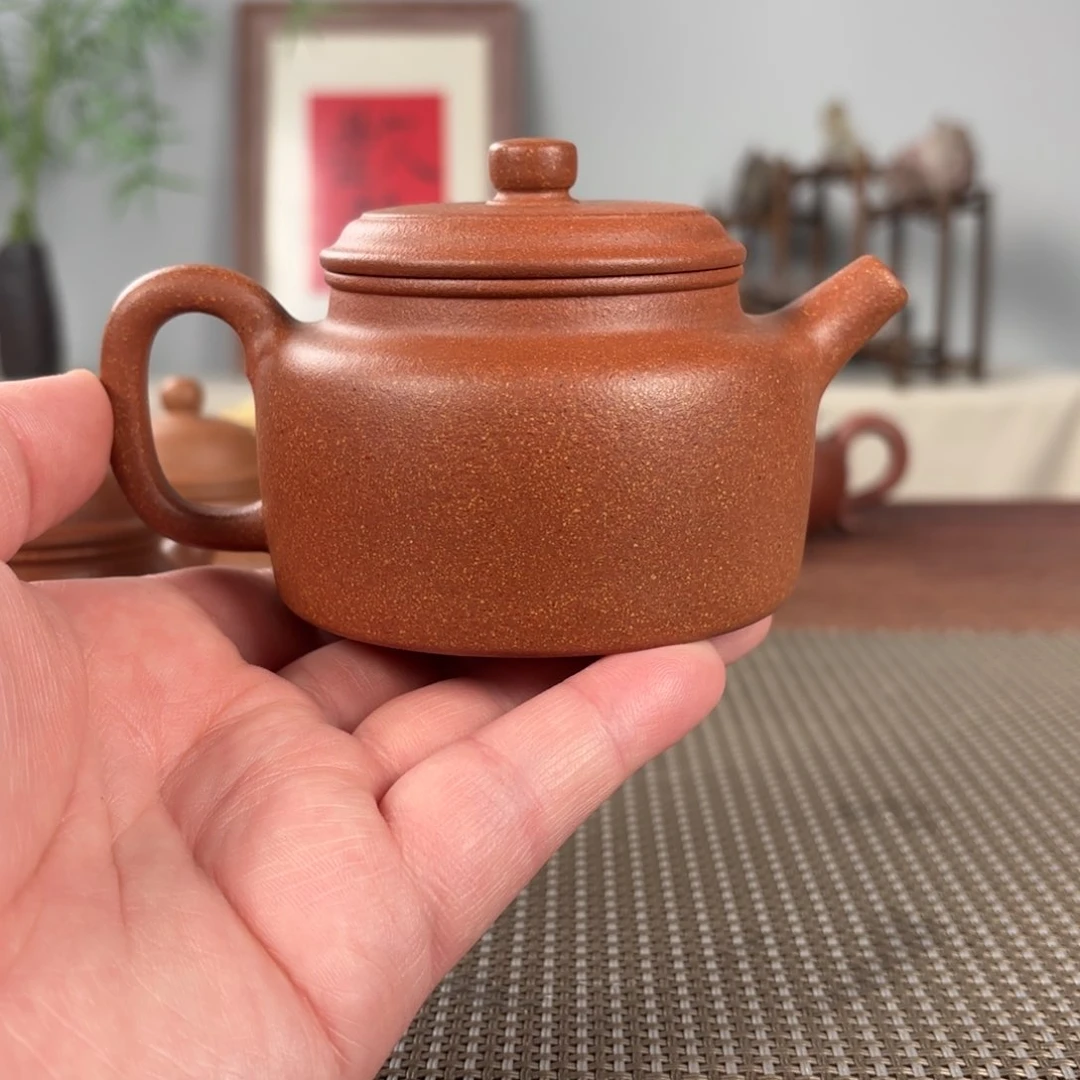 紫砂茶壶黄龙山原矿紫砂壶200