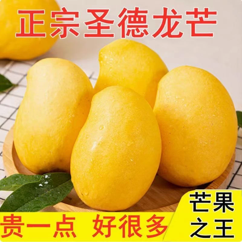 优选芒果圣德龙芒果新鲜当季热带水果云南特产直供坏果包赔水果