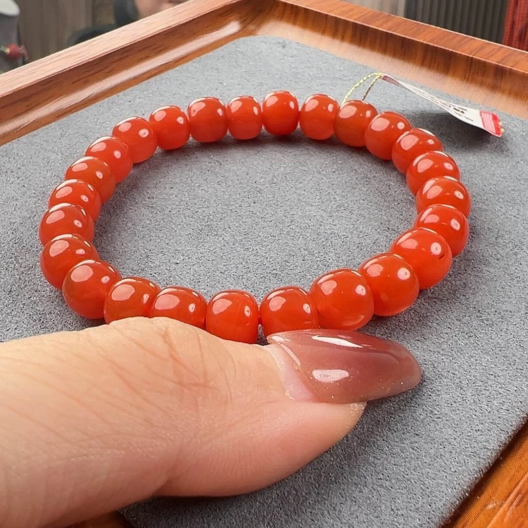 南红玛瑙手串未镶嵌