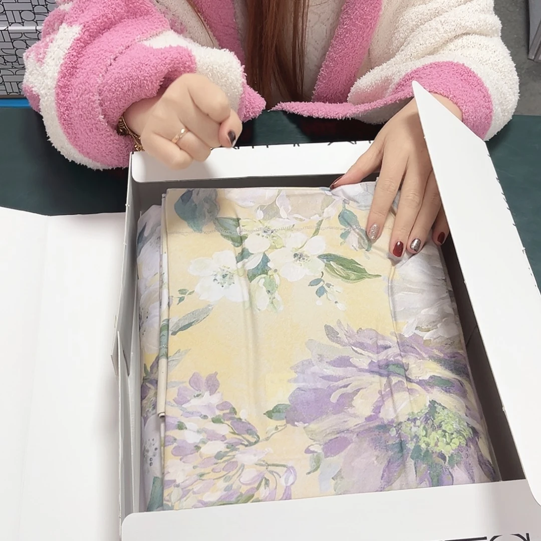 棉棉天丝棉淡彩花园200*230