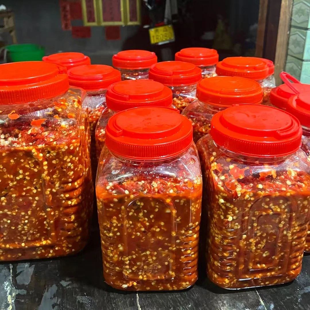 贵州农家风味酸辣椒鲜酸脆爽手工制作