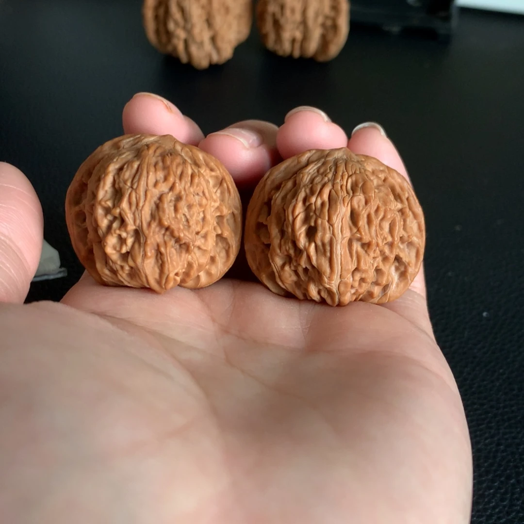 文玩核桃把件磨盘36