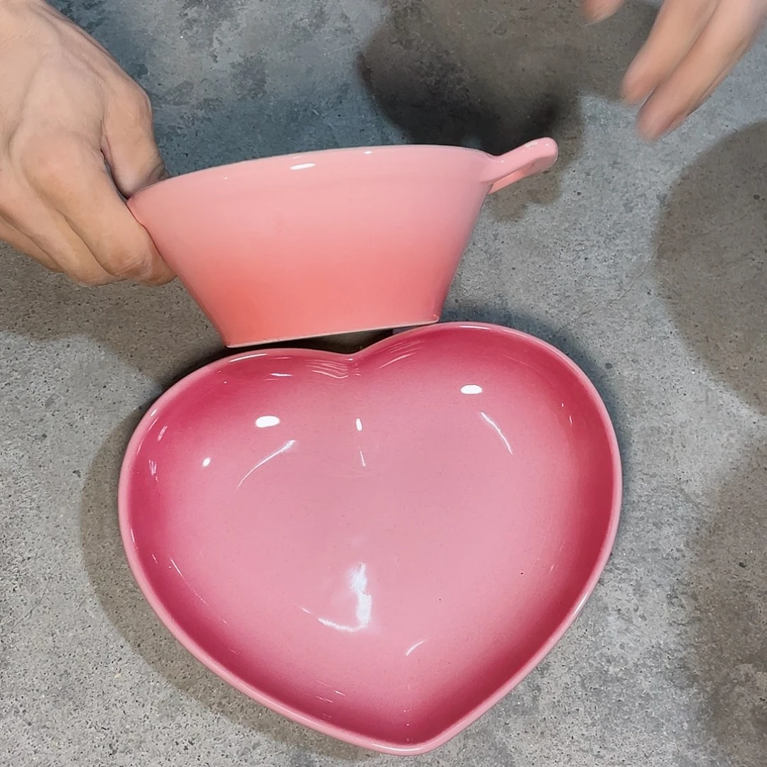 瓷片微瑕陶瓷餐具2个