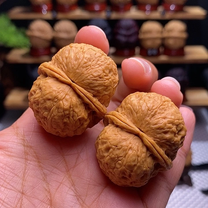 文玩核桃把件仙人翁元宝25