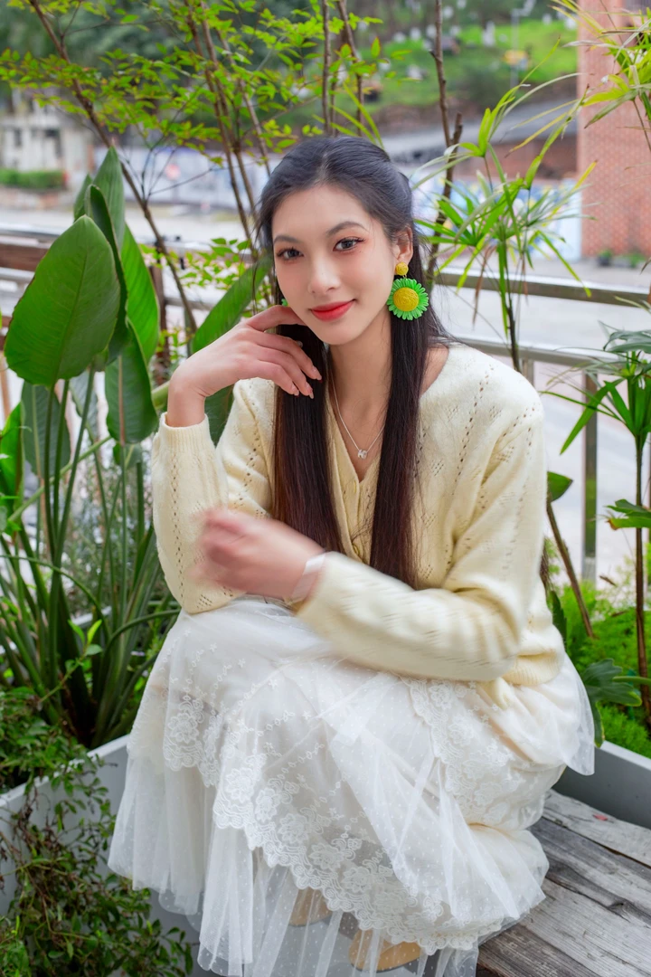 微薇不争 春季半裙