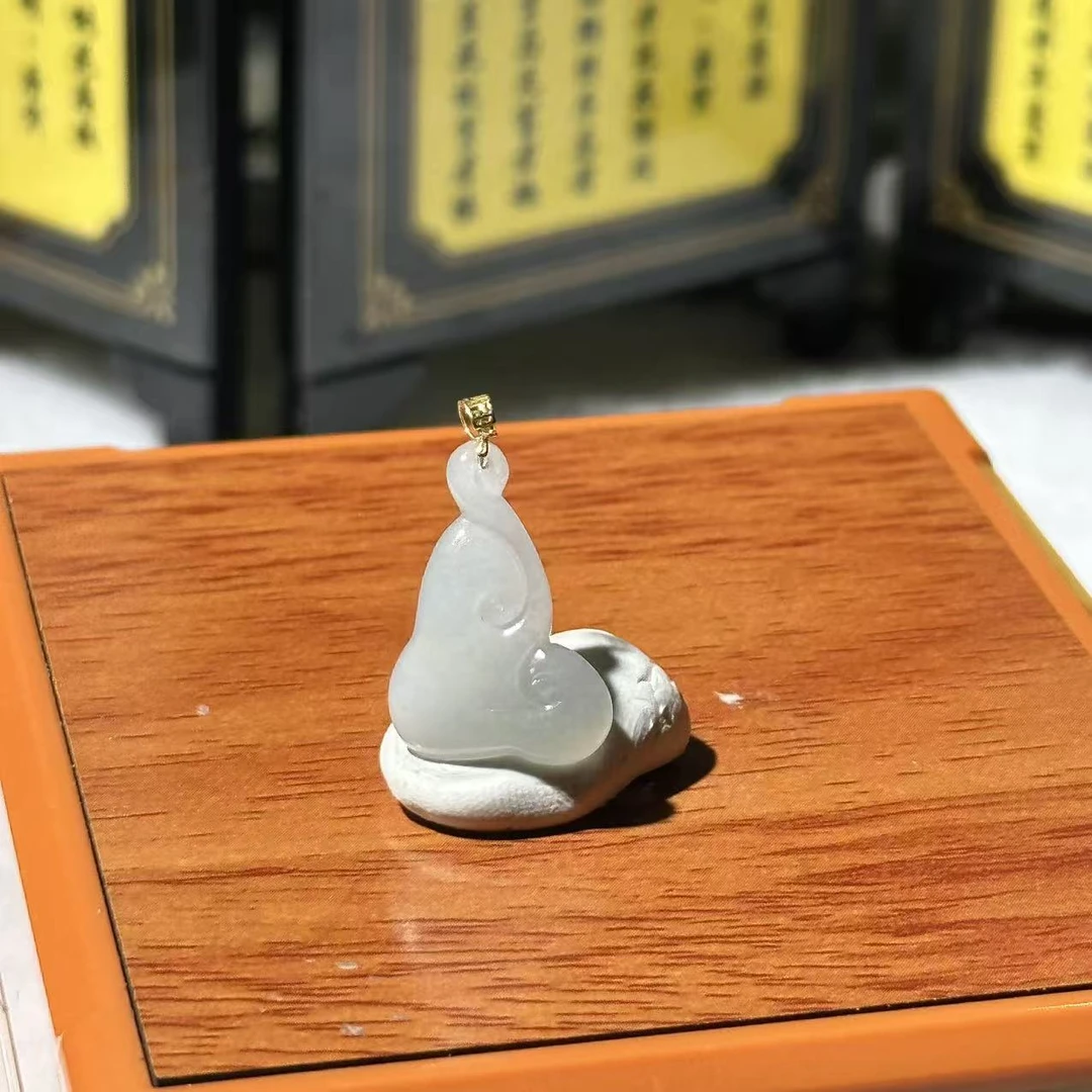 4116-天然翡翠-祥云如意