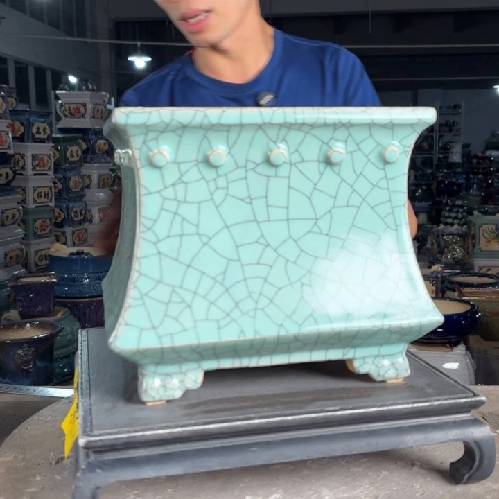 一风堂石湾花盆 内19*18编号706