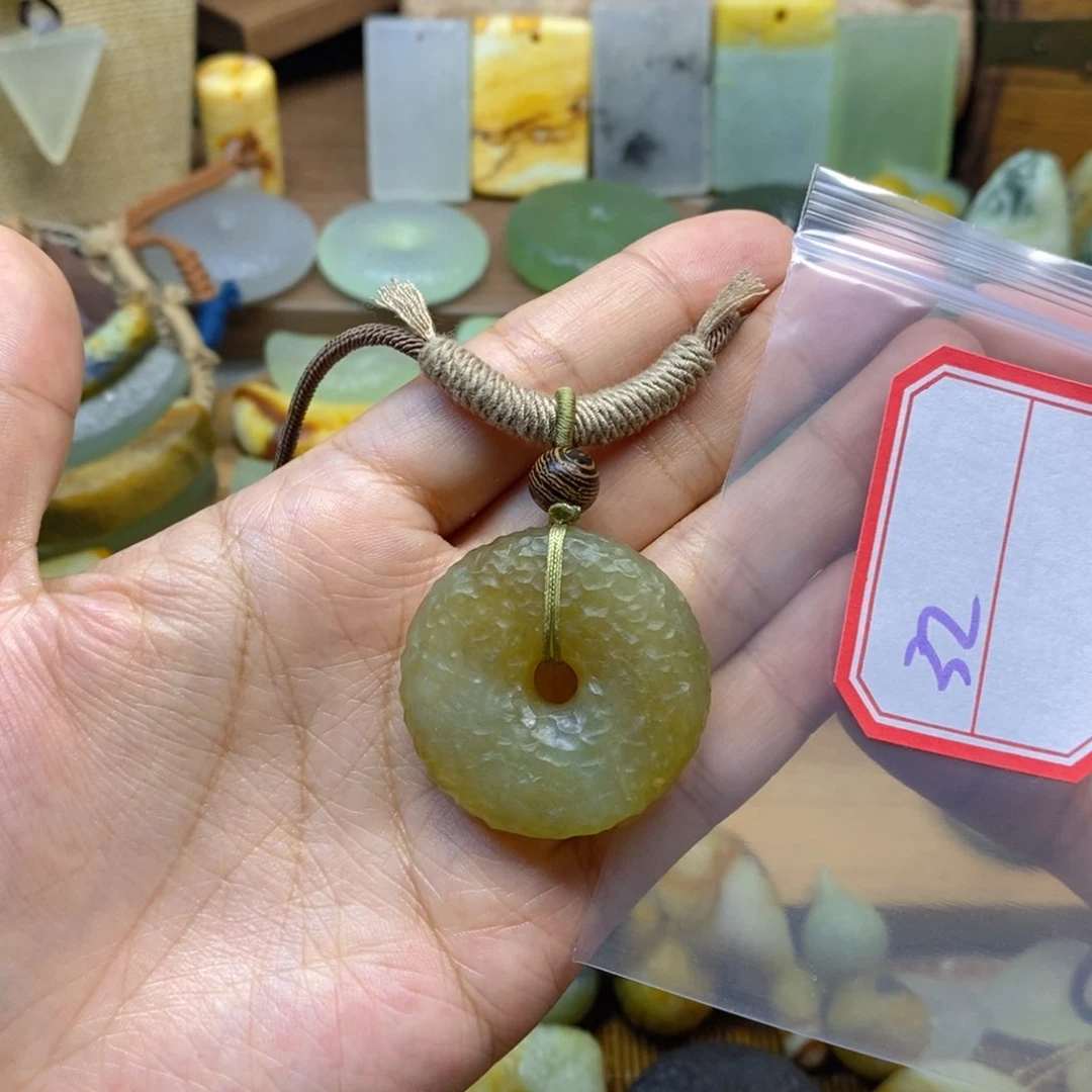 未镶嵌岫玉纯天然晓**月