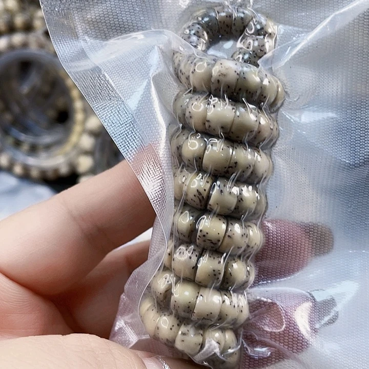 星月菩提手串石玉料糯冰大肠尺寸8