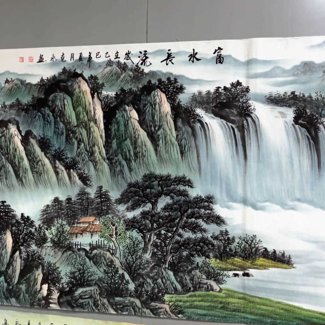 国画国画作品老师手绘