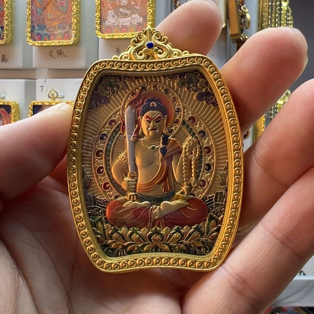 吊坠山***峰定制定制一步到位唐卡