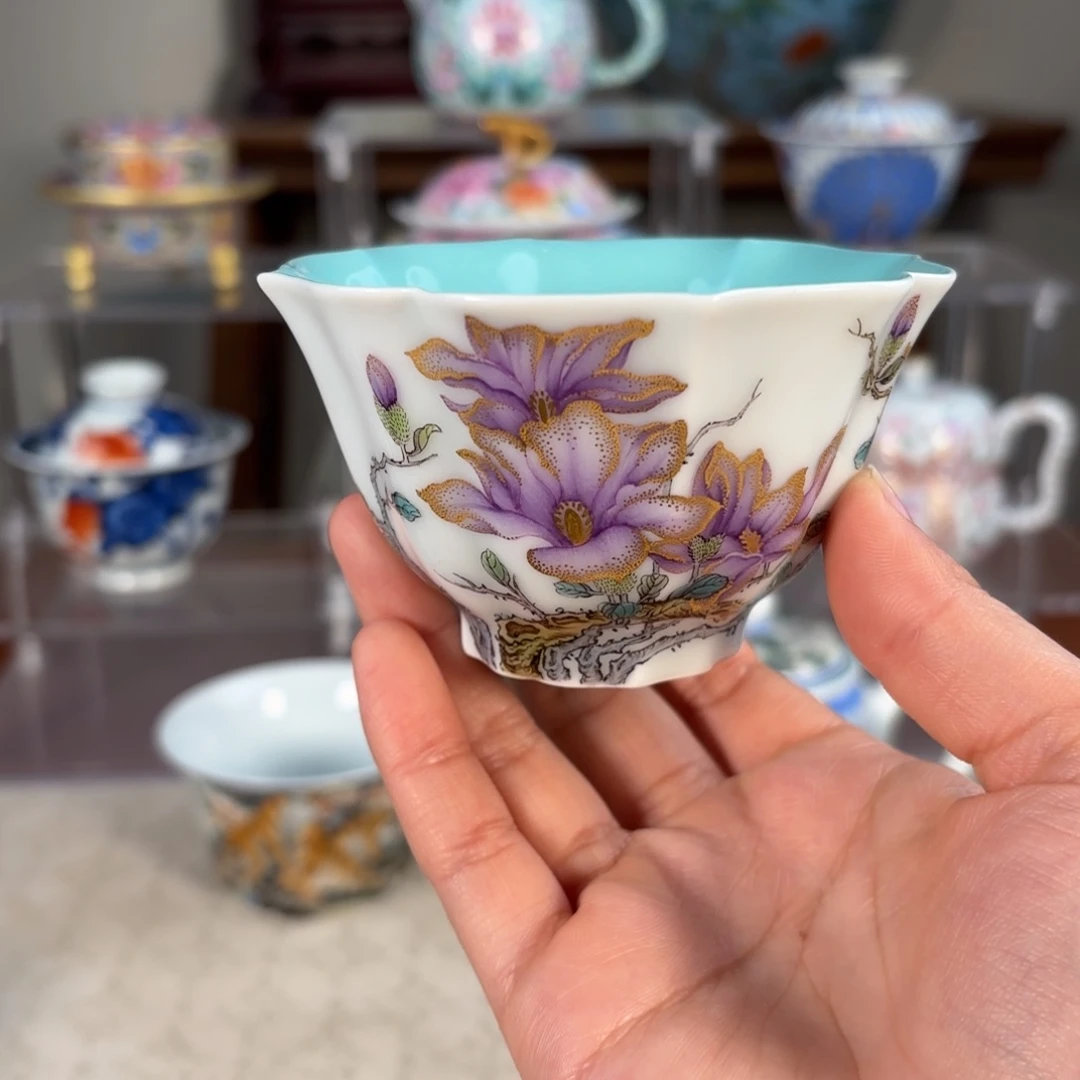 纯手工手绘 高端茶器