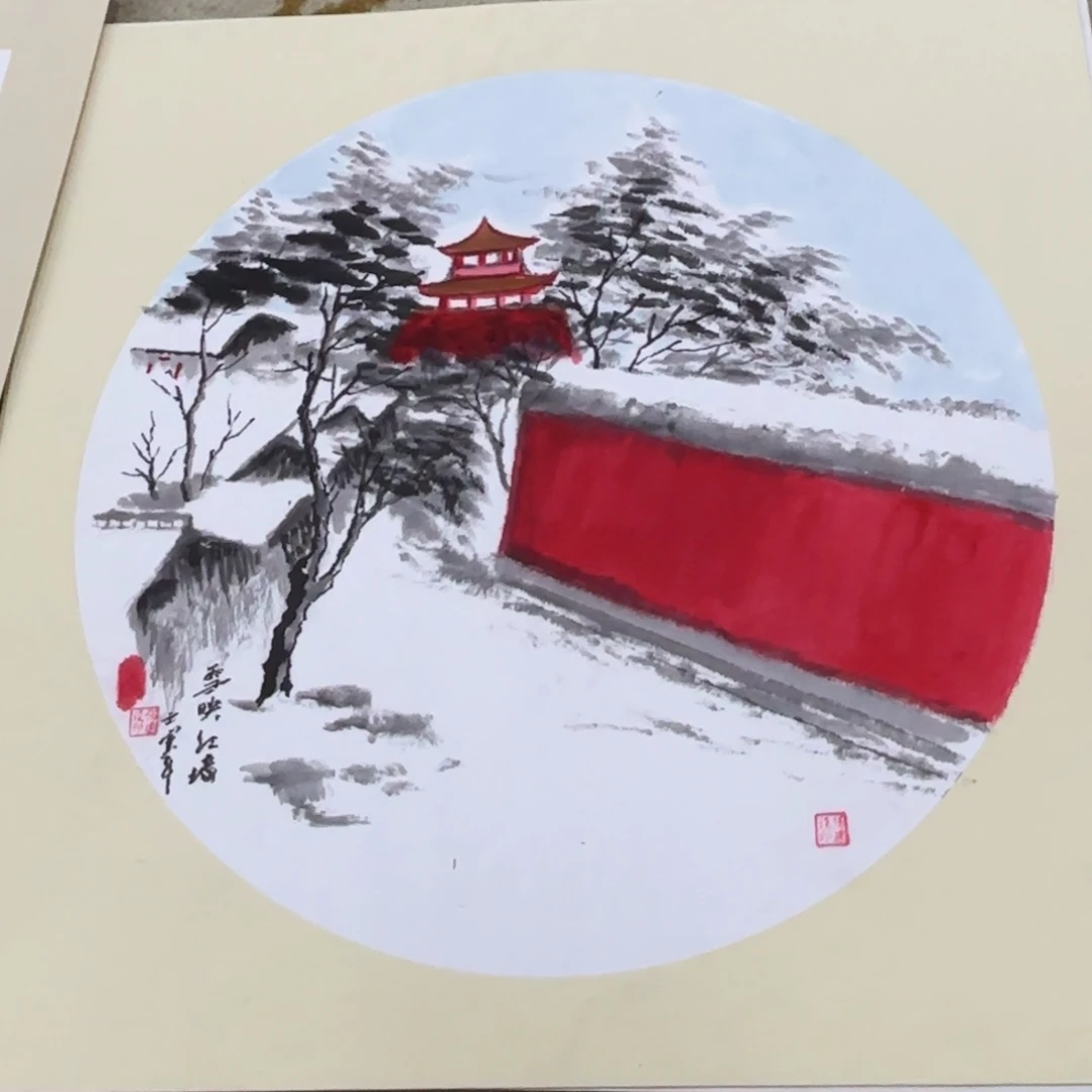 国画国画老师作品刘